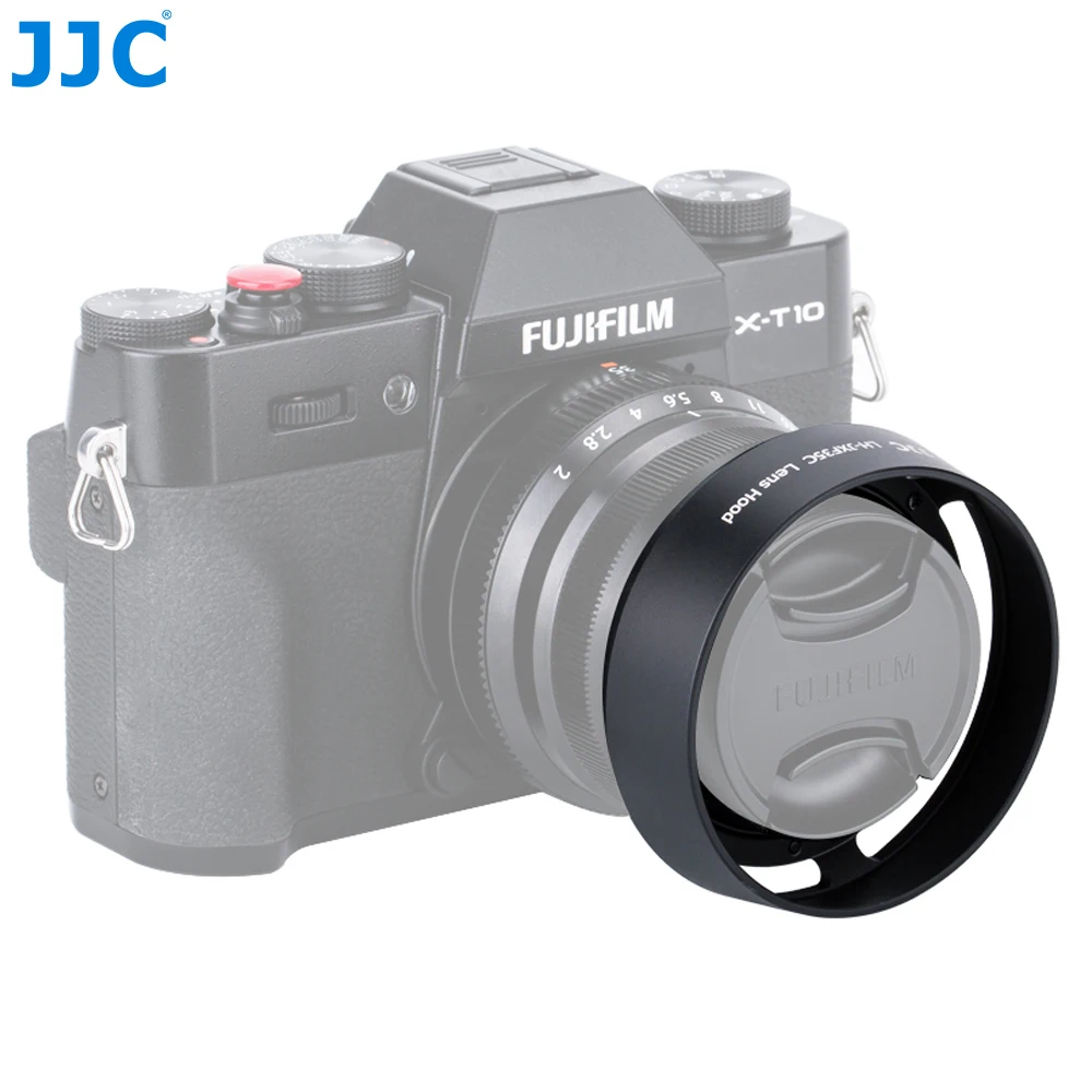 JJC байонетная круглая металлическая бленда 43 мм для объектива FUJINON XF35mm/25 мм F2 R WR заменяет LH-XF35-2