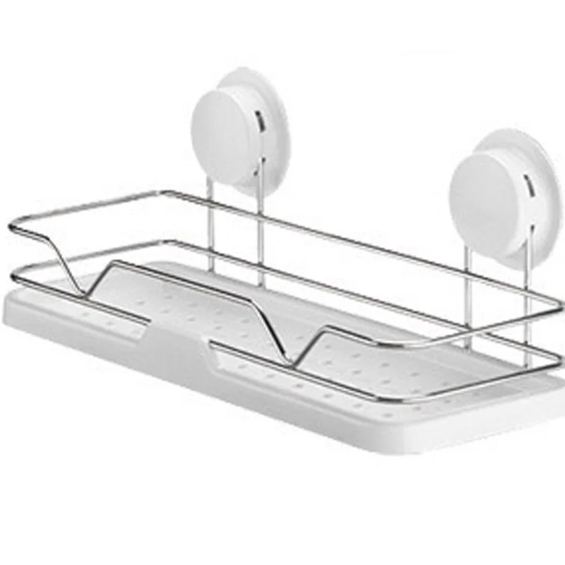 

Sucker Shelf Bathroom Toilet Angle Bracket Stainless Steel Drain And Storage Shelves