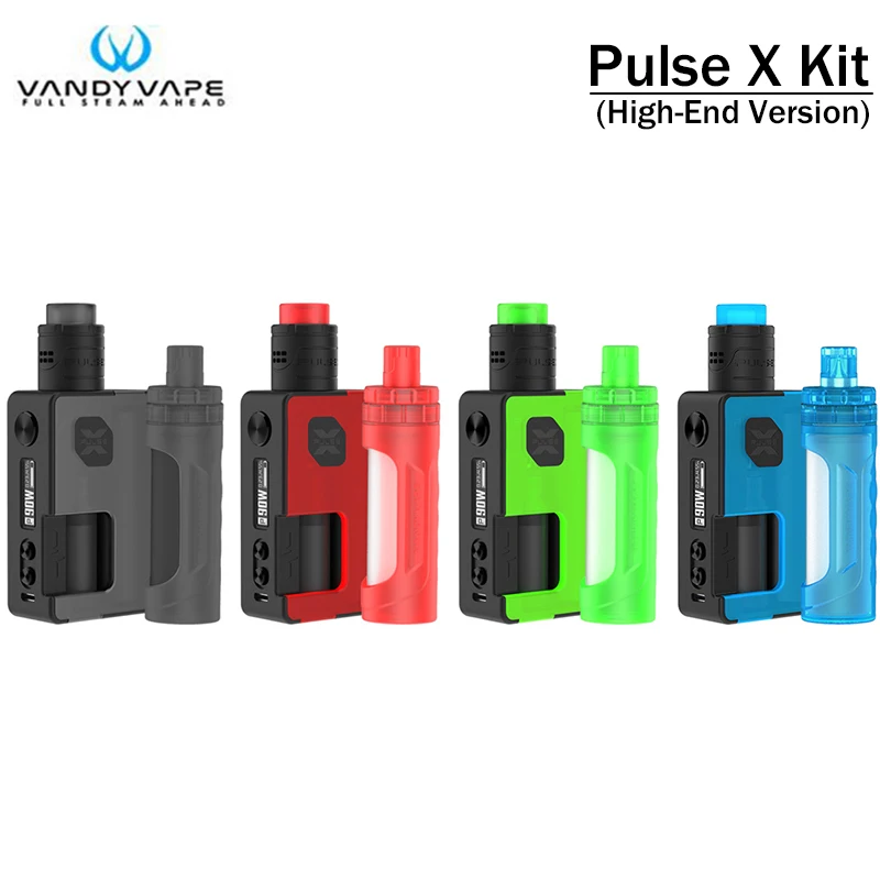 Vandy Vape PULSE X BF комплект высококлассная версия 90 Вт Pulse X BF мод Vape с 8 мл Squonk бутылка 30 мл бутылка для заправки электронной сигареты