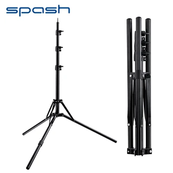 

spash Foldable Tripod Camera Tripod Light Stand with 1/4 Screw for LED Ring Light Photo Video Shoot Photographic Tripod 185cm