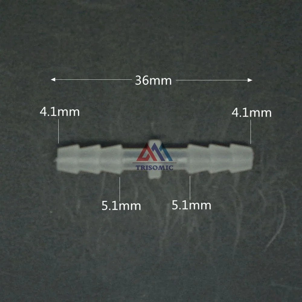 ПВХ трубчатый Соединительный Столярный фитинг аквариум 4,1 мм прямой соединитель пластиковый фитинг колючей СОЕДИНИТЕЛЬ Материал шланг из