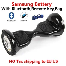 Samsung battery 10 inch bluetooch bag remote self balance electric scooter Skateboard Standing Drift Board electric hoverboard