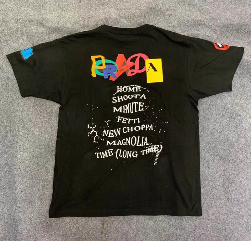 19SS лучшее издание с изображением Трэвиса Скотта Канье хип хоп Рэп футболка с изображением Трэвиса Скотта Astroworld день рождения Мужская и Женская Повседневная футболка