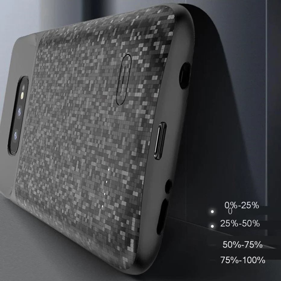 Vogek 5000mah Battery Charger Case for Samsung Galaxy S10 Plus External Portable Power Bank Battery Case for Samsung S10 S10E