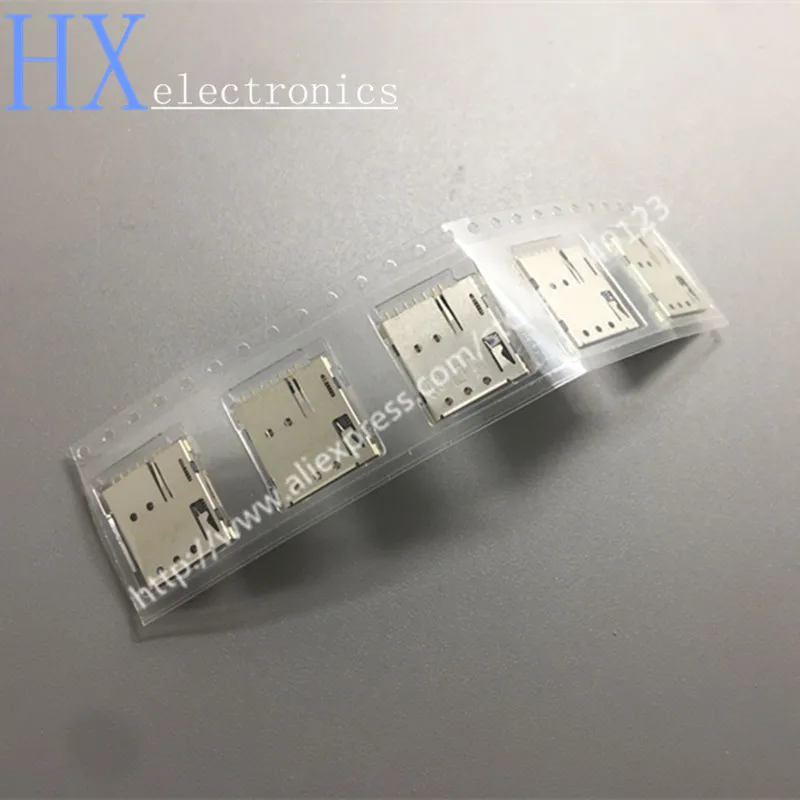 Since the bomb Nano-SIM card connector 7P micro micro slot card holder from the bomb gilded Nano SIM 1.4yuan_