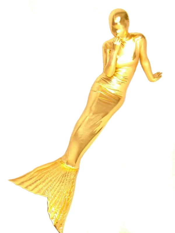 golden mermaid zentai