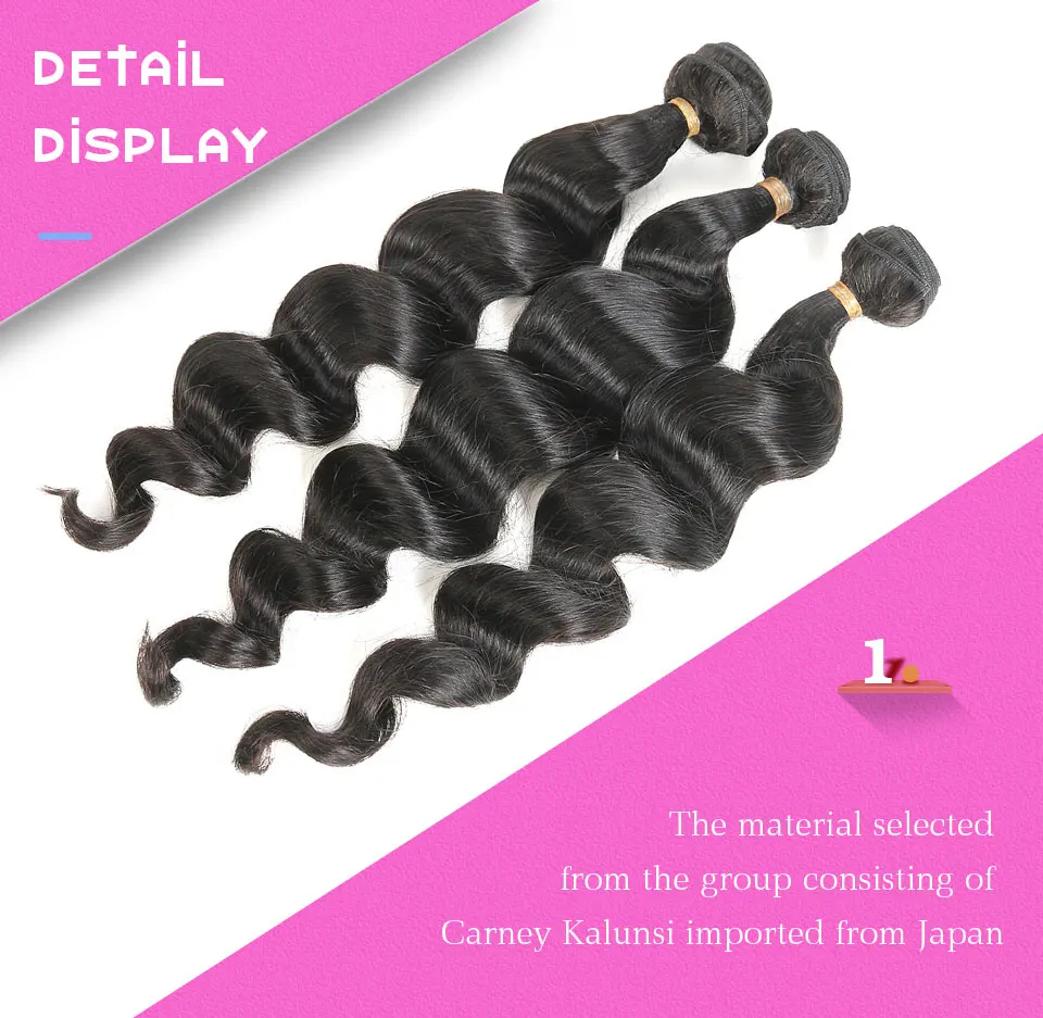 Hair Villa Peruvian Loose Wave Virgin Hair Natural Color Human Hair Weave Weft For Salon Low Ratio Longest Hair PCT 15%  (9)