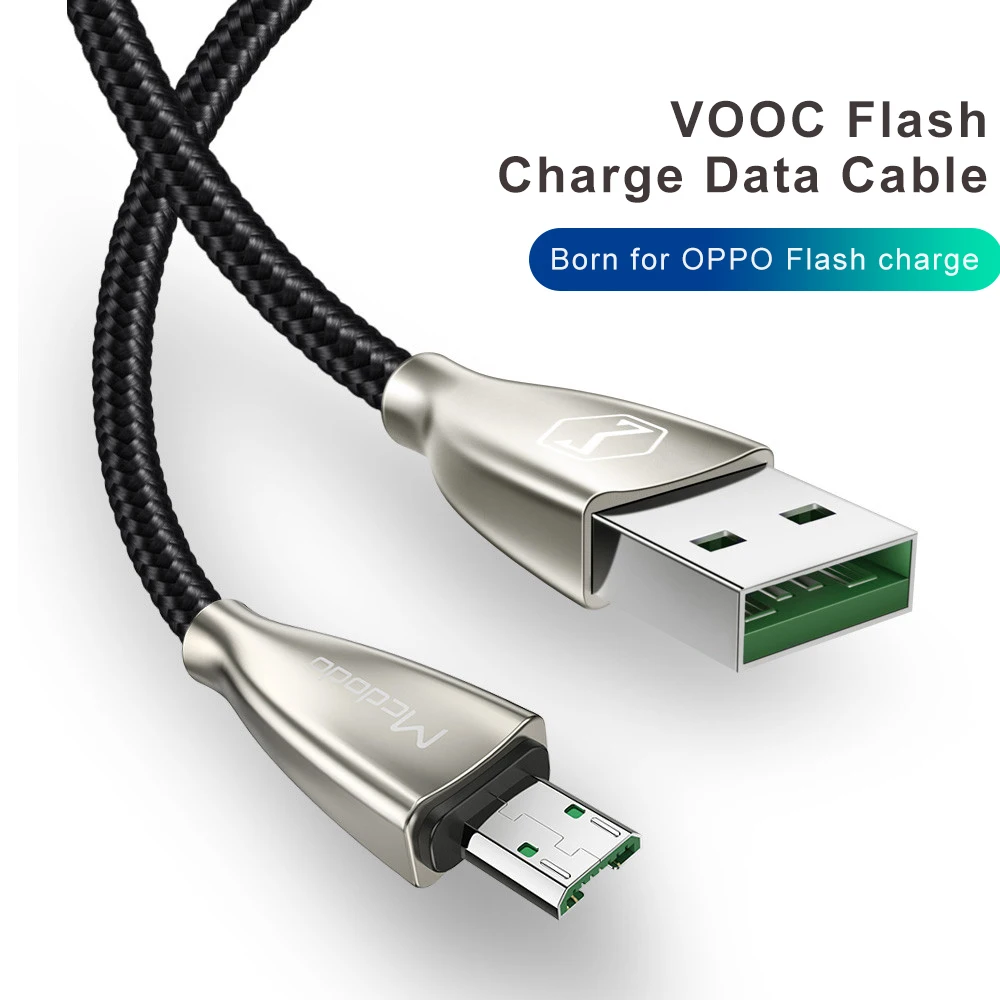 MCDODO 4A دعم VOOC سريع شاحن مايكرو كابل الهاتف المحمول شاحن كابل يو اس بي ل ممن لهم R7 s R9 R11s زائد R5 لالروبوت سامسونج