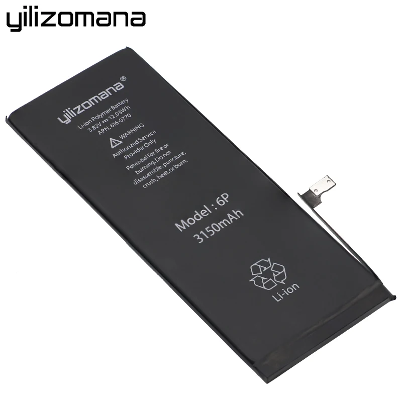 YILOZOMANA, аккумулятор для телефона, высокая емкость, 3150 мА/ч, для Apple iPhone 6 Plus, высокое качество, запасная батарея, розничная посылка