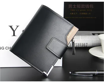 

Multifunctional Leather Purse Male Clutch Short Wallet Billetera Hombre Brand Men Money Bag Wallet Fashion Accessories carteira