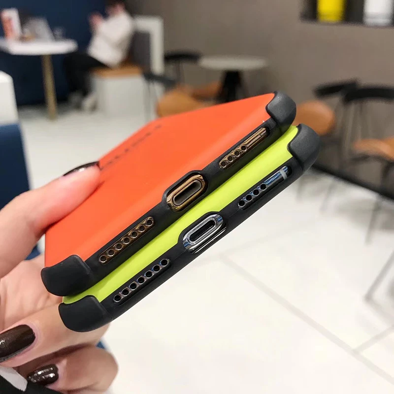 Модный японский брендовый Мягкий силиконовый чехол накладка для iphone 6 S 7 7plus 8 8plus X