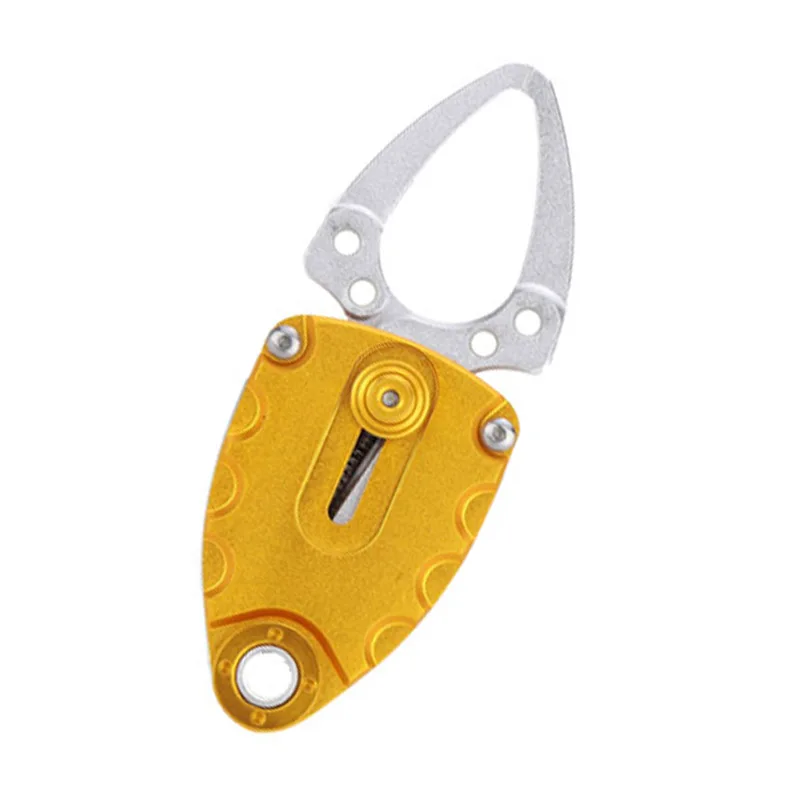 

Newly Portable 9.3cm Mini Fishing Grip Fish Lip Grabber Gripper Professional Fish Tackle Tools BN99