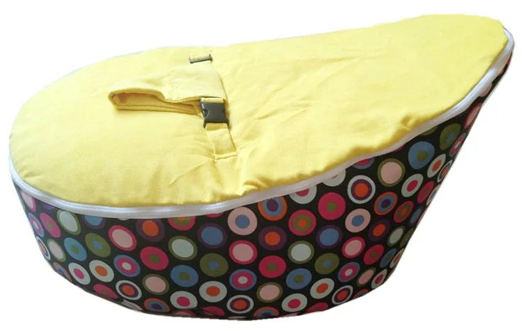 

Free shipping disco convertible baby beanbag chair, two tops baby beanbags cover only