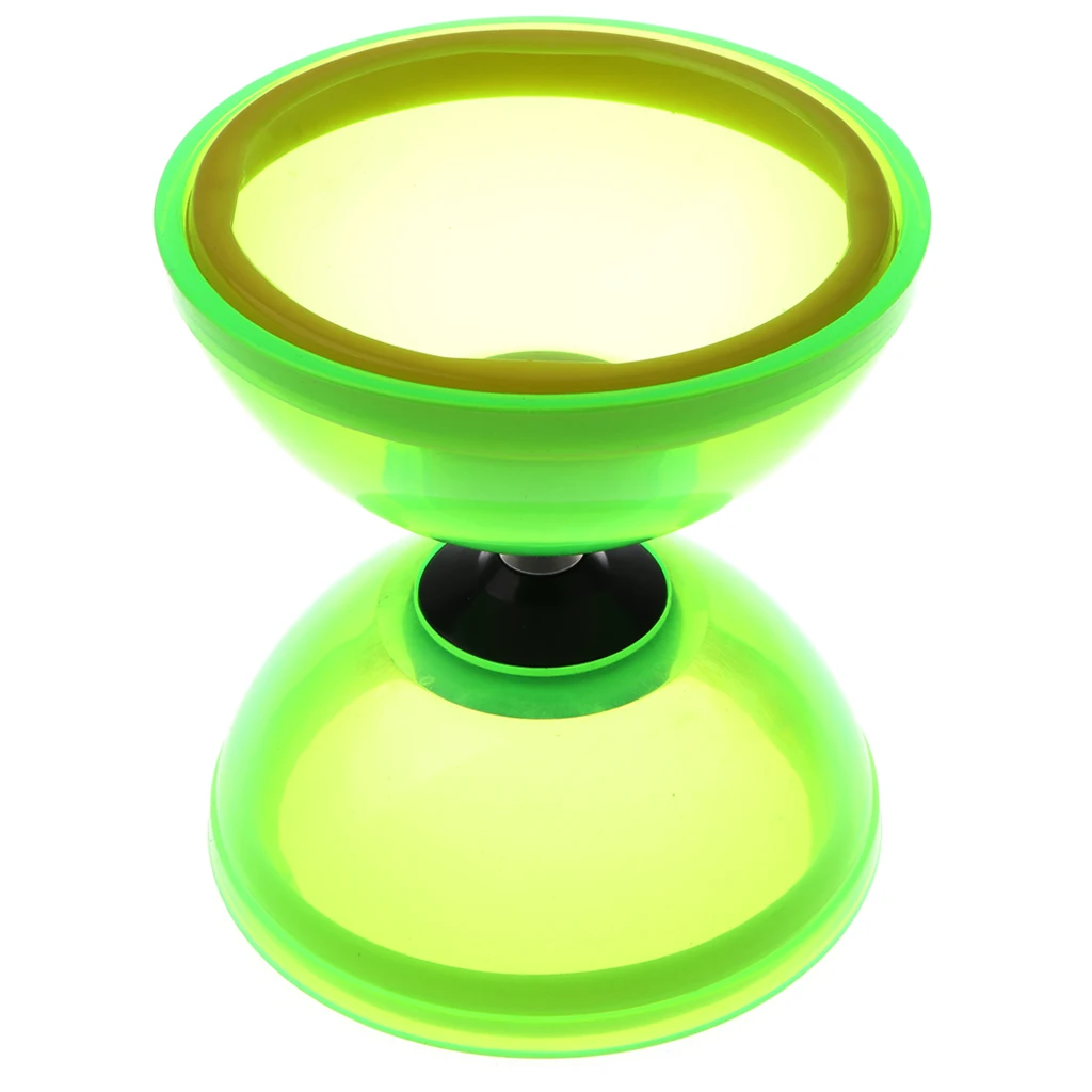 2 SET Professional 1-Bearing 5-inch Chinese Yoyo Diabolo Toy with Aluminum Sticks