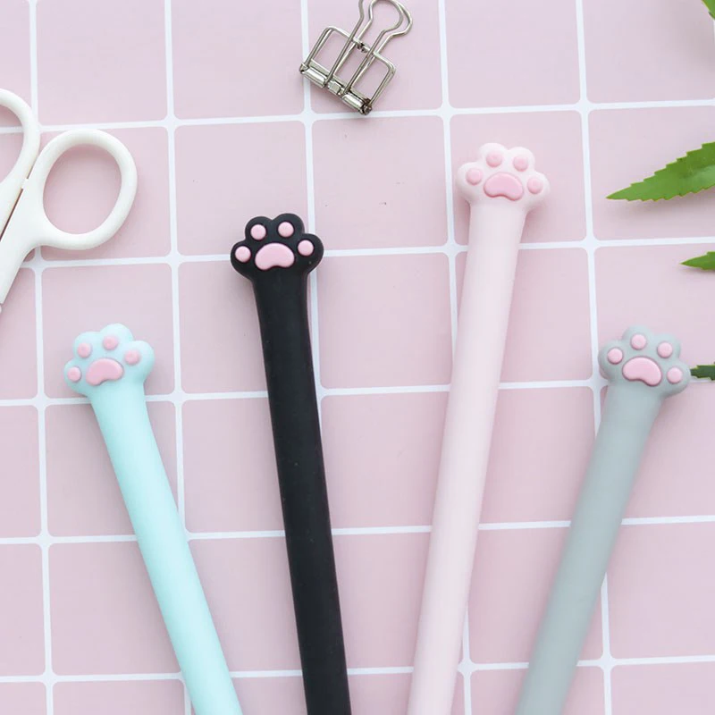 1 шт. милые кошачьи когти ручки Kawaii нейтральные 0 5 мм креативные гелевые для детей