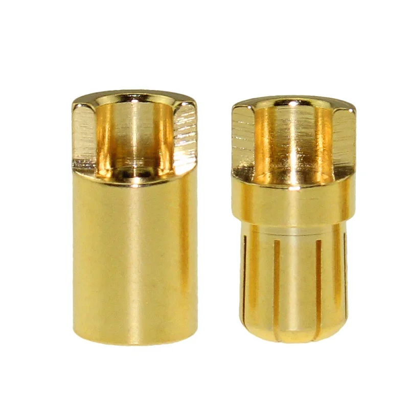 10 парт/Лот 20 пар AMASS 2 0 4 6 5 мм банановый Позолоченный разъем Bullet Plug с ремнем