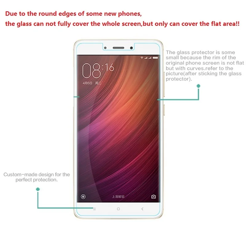 Xiomi Redmi Note 4 4X Защитное стекло для Xiaomi Стекло Закаленное Защитная пленка