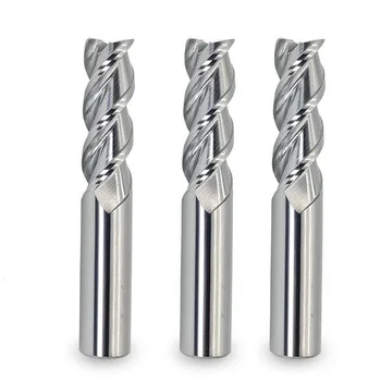 

ZGT Cutting HRC50 3 Flute Aluminum Copper Wood Milling Cutter Milling Tools Cnc Cutter Metal Carbide End Mill 4mm 5mm 6mm 8mm
