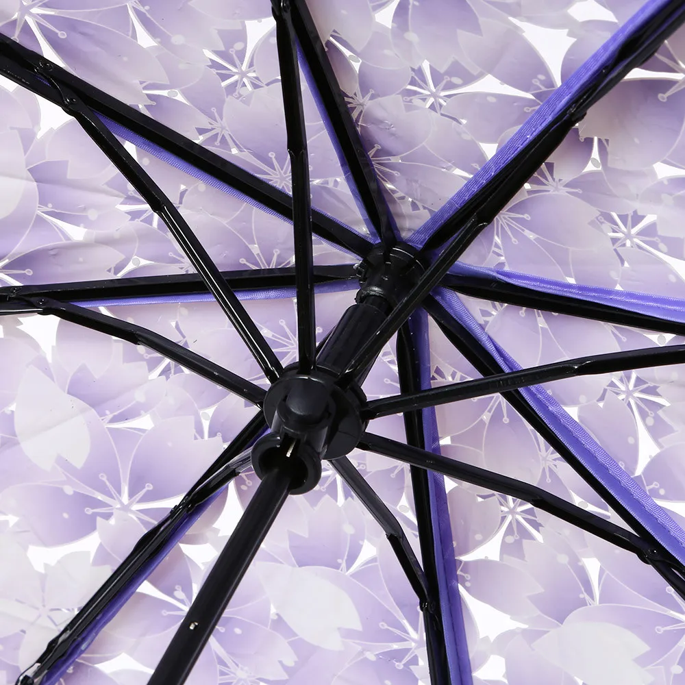 Прозрачный Зонтик Вишневый цвет гриб Аполлон Сакура складной зонтик дождь женский подарок портативный Ветрозащитный зонтик