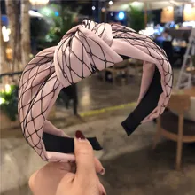 Обруч для волос, модный волнистый обруч для волос кролика, обруч для головы, детский головной убор, аксессуары для волос