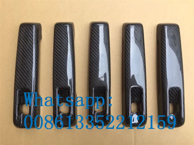 G class W463 carbon fiber handlle cover fit for G class W463 G500 G63 G65 handle cover 5pcs (6)