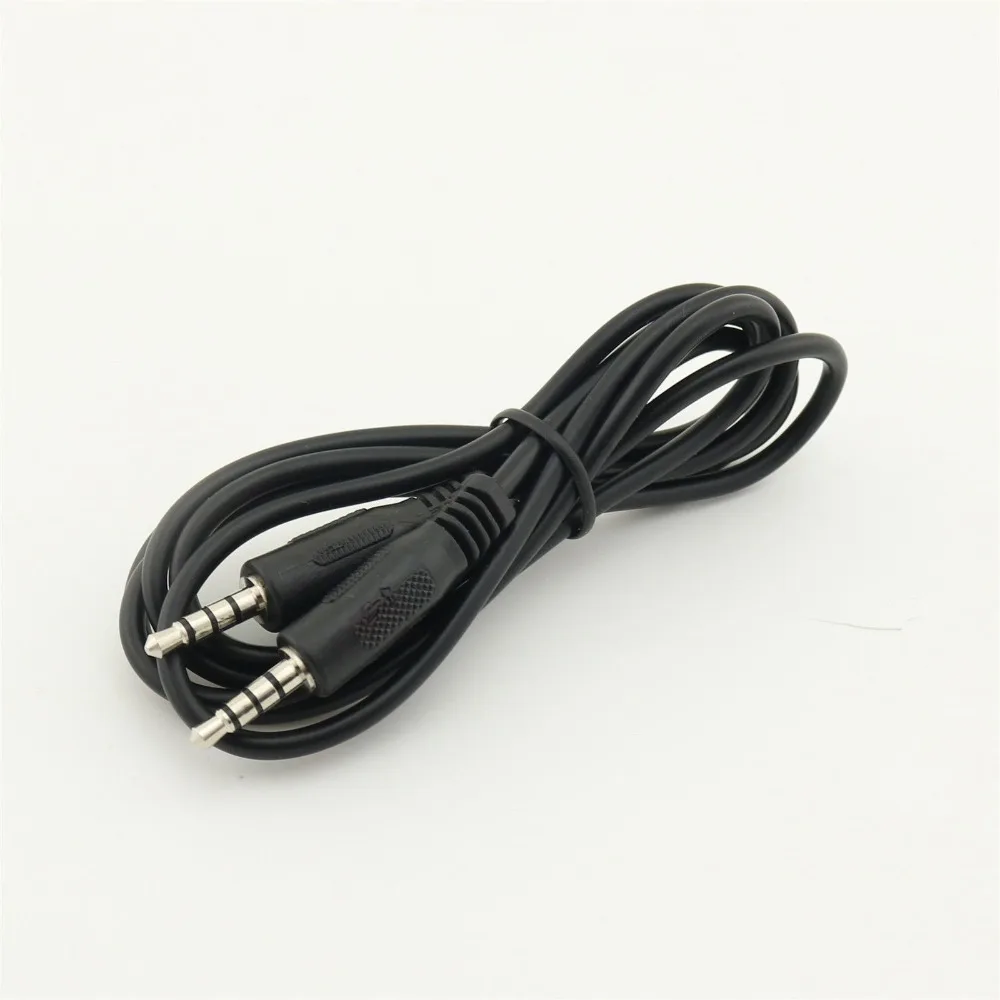 1pcs 3.5mm 1/8&quot 4 Pole Male To Stereo Car Aux Audio Extension Adapter Cable 1.2m | Компьютеры и офис