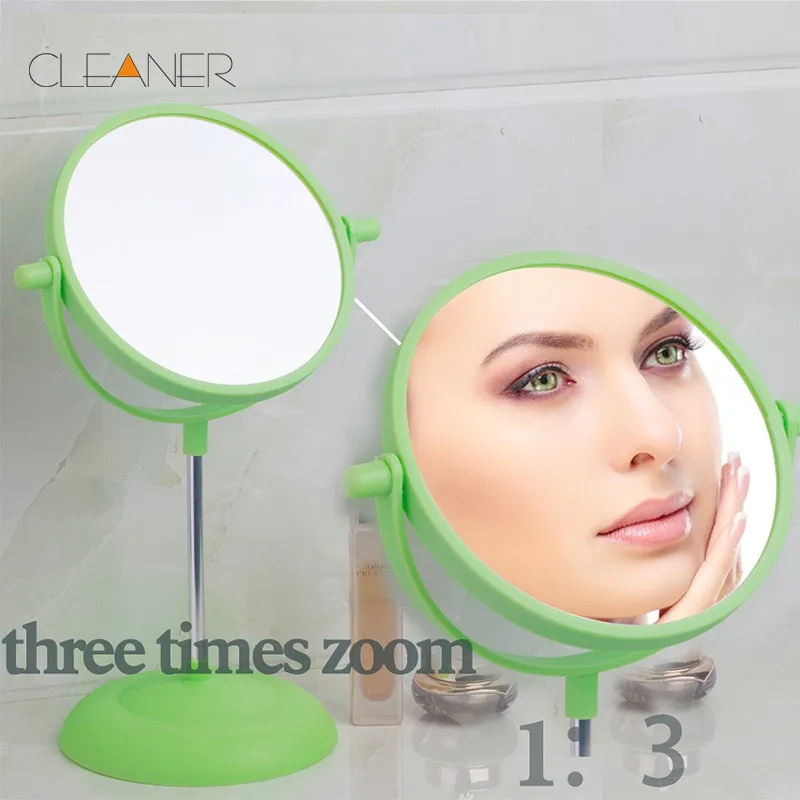 Ванная комната двустороннее зеркало для ванной увеличительное зеркало для макияжа с не освещает антикварное зеркало