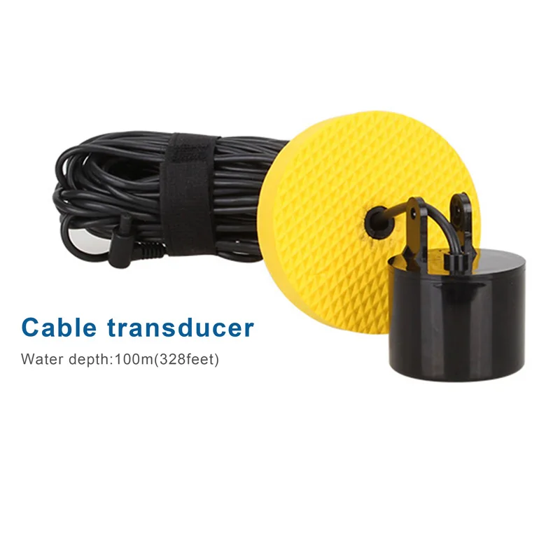 محظوظ FF718LiC الحقيقي للماء السمك مكتشف مراقبة 2-in-1 اللاسلكية السونار fishfinder السلكية لون العرض البصري
