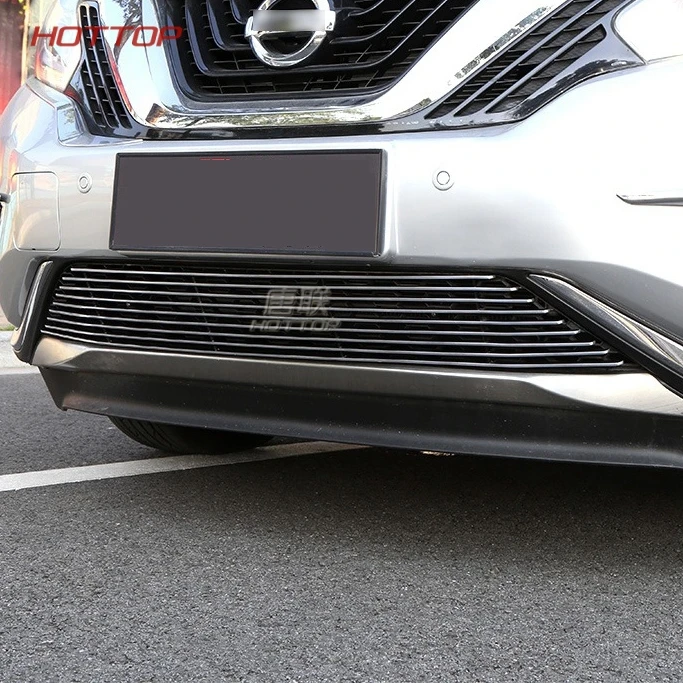 Подходит для Nissan Murano авто детектор защиты тела отделка из нержавеющей стали Передняя решетка решетки панель