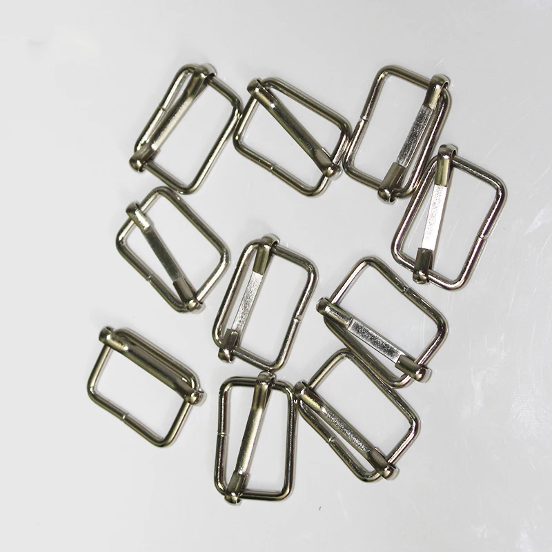 

Silver/Bronze Webbing adjustment buckle suspenders buckles Belt Slider Third gear deduction suspender clip 20mm 0.8 inch