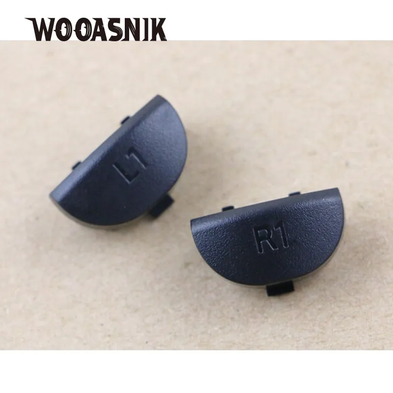 2 pcs black L1 R1 Trigger Buttons Replacement For Play Station 4 PS4