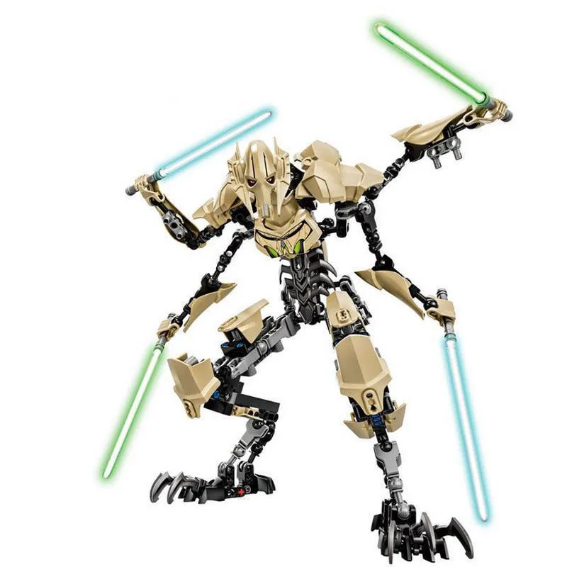 183PCS General Grievous Model Figures Light Sabers  Building Blocks oys Set Bricks Compatible With Legoed with box