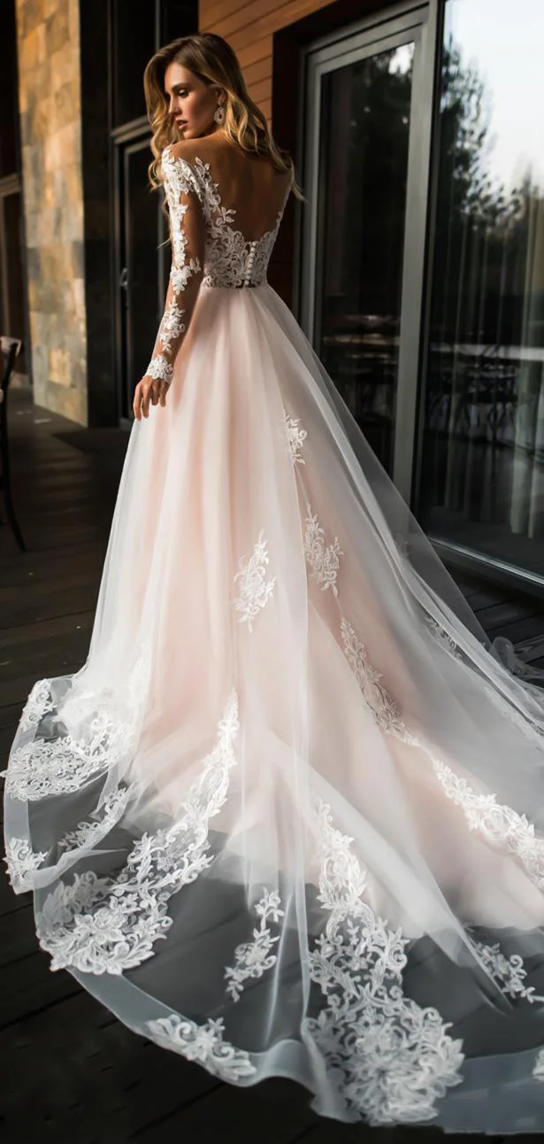 2019-blush-pink-boho-wedding-dresses-v-neck-long-sleeves-beach-boheian-bridal-gowns-sweep-train-vestidos-de-noiva