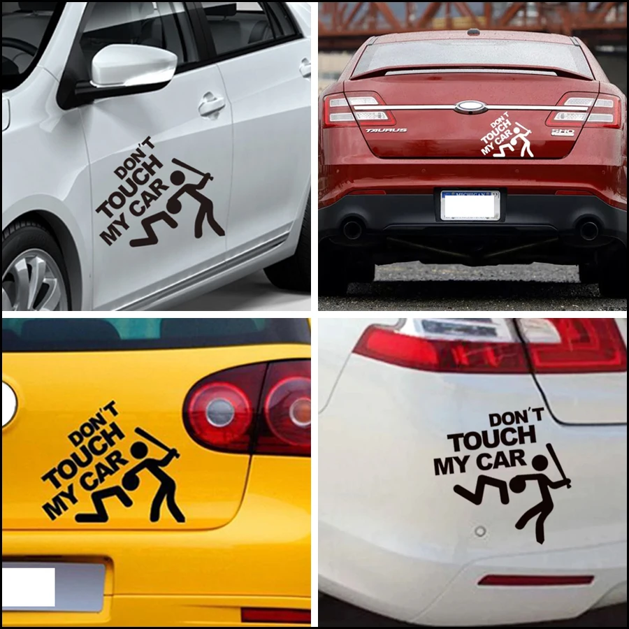 sticker don't touch my car Audi bmw VW Toyota Honda-4