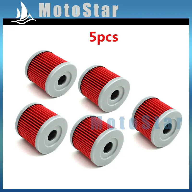 

5pcs Oil Fuel Cleaner Filter For Sinnis Apache 125 K157FMI 125cc QM125GY