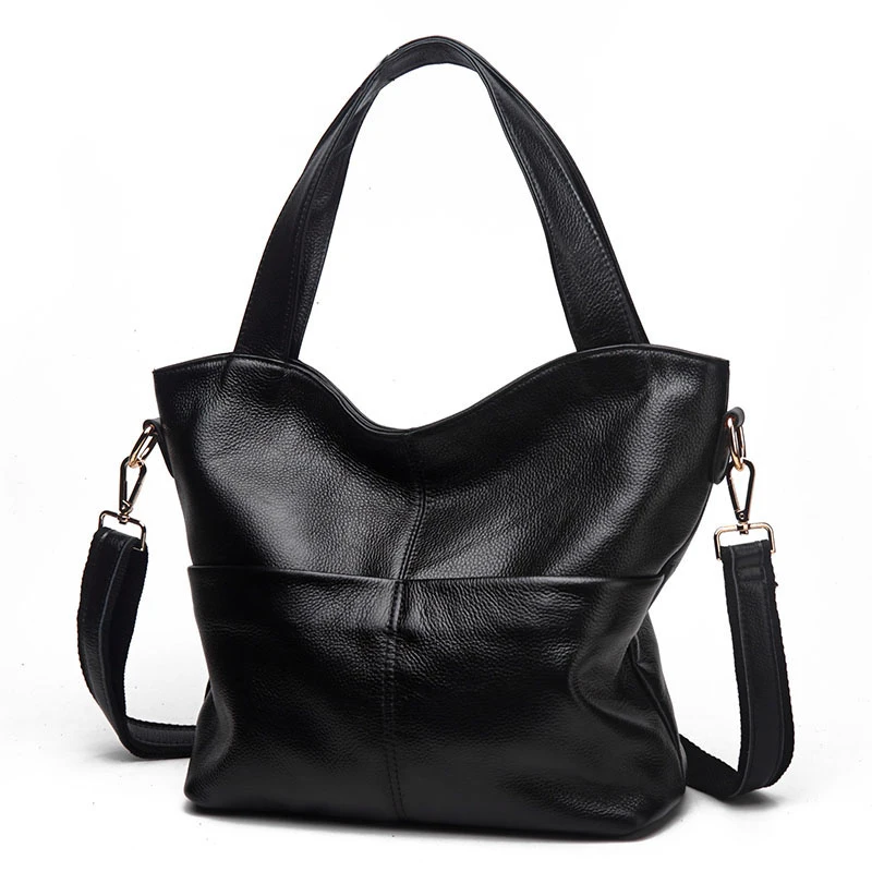 100% Genuine Leather Handbag Large Capacity Women Shoulder Bag Retro Tote Purse High Quality Hobos Shopping Bags 2018 New 100% Genuine Leather Handbag Large Capacity Women Shoulder Bag Retro Tote Purse High Quality Hobos Shopping Bags 2018 New