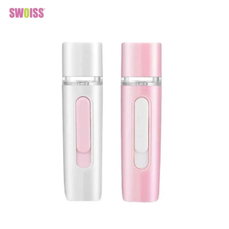 

SWOISS Mini Cold Spray Water Meter Mirror Beauty Face Humidifier USB Charging Portable Nano Spray Steam Face Instrument