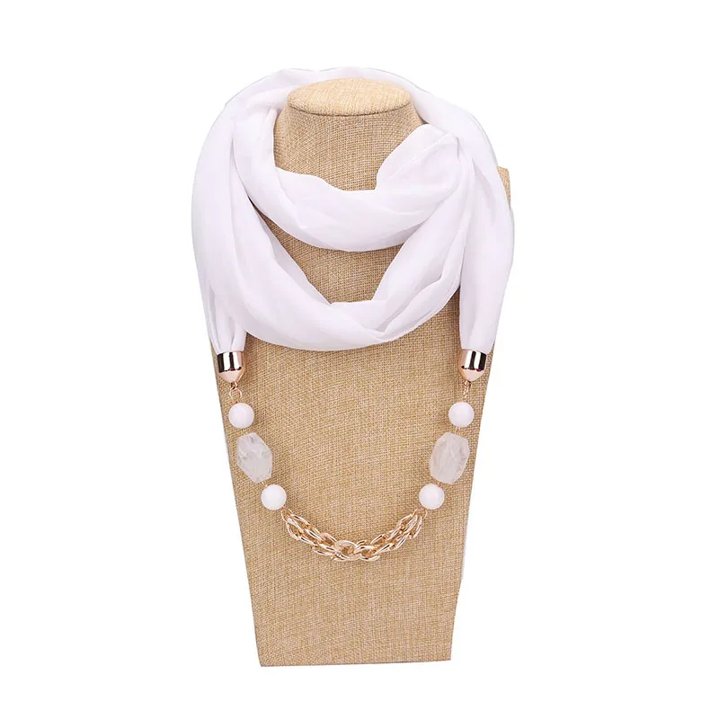 LaMaxPa дизайн кулон шарф для женщин аксессуары хиджаб Femme Элегантные Подвески Шарф EP Смола Сплав кулон шарф для девочки - Цвет: 5