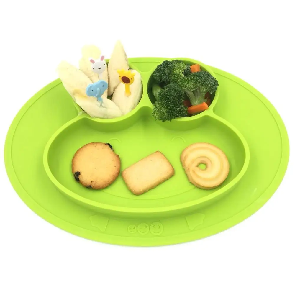 Silicone Placemat Infant Tiny Diner Portable Placemat kids suctions to