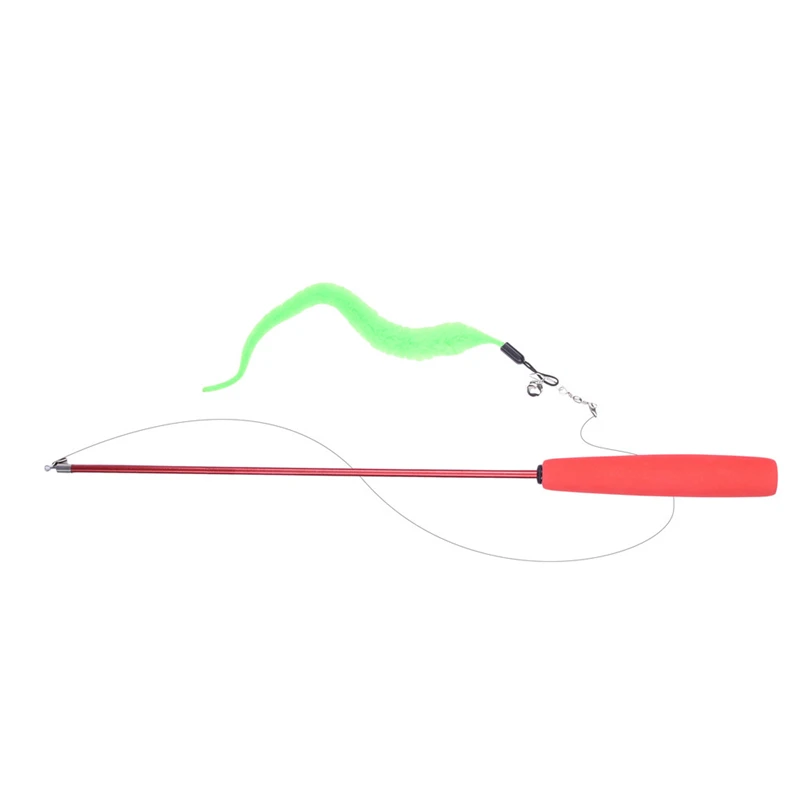 Cute Design Cat Stick Flexible Extendable Pet Cat Toy Wire Feather Teaser Plush Flying Training for Cat 1pcs Color Randomly Cute Design Cat Stick Flexible Extendable Pet Cat Toy Wire Feather Teaser Plush Flying Training for Cat 1pcs Color Randomly