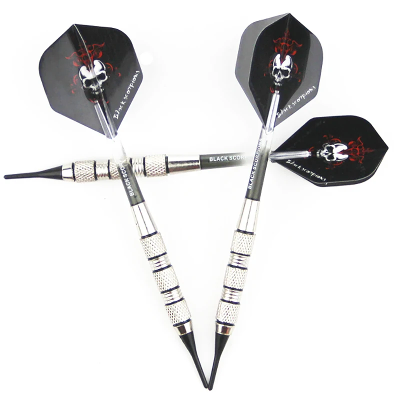 3pcs/set 17g Professional Soft Tip Darts With Dart Box Dart Flights