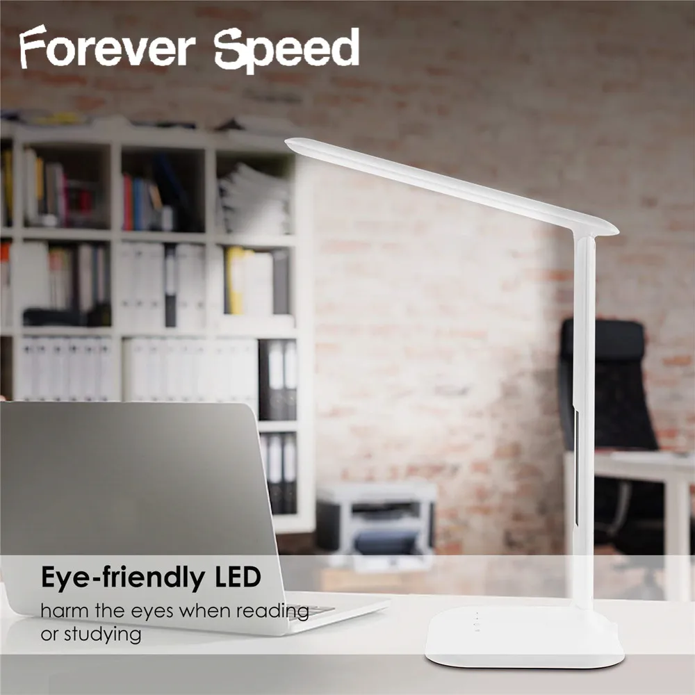 

Book Lighy Led Desk Lamp Foldable Dimmable Touch-Type Table Lamp With Calendar Temperature Alarm Clock Table Light Night Lights