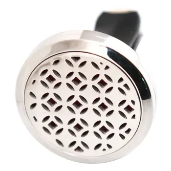 

New Pattern 30mm Diffuser 316 Stainless Steel Car Aroma Locket Essential Oil Car Diffuser Locket Free 50Pcs Felt Pads