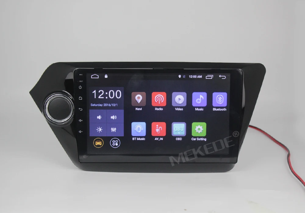 Discount Quad Core 9 inch Android 7.1  Car GPS Navigation for Kia RIO K2 2010 2011 2012 2013 2014 2015 Radio Cassette Player WIFI 4G DVR 17