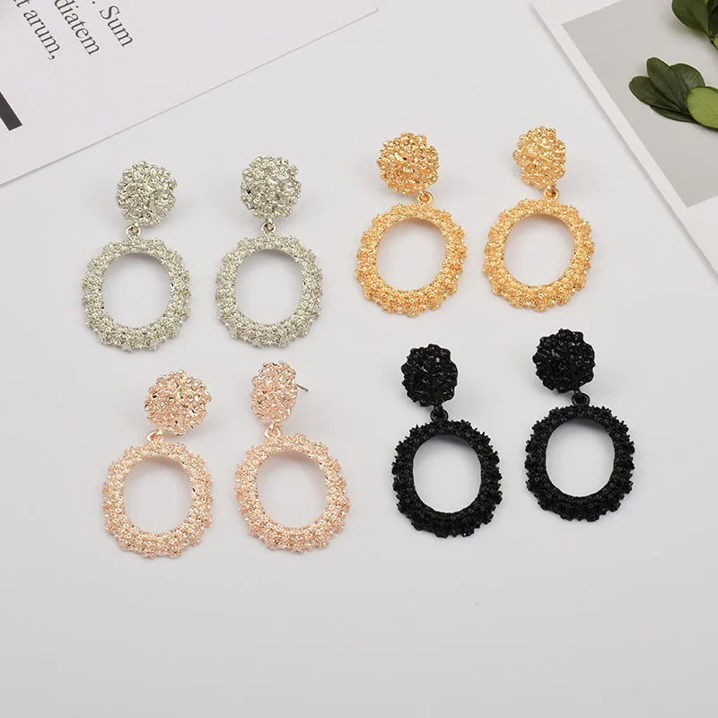 

2019 Metal Drop Earrings Jewelry Accessories Hot Style Statement Hanging Dangle Earrings High Quality Pendientes For Women