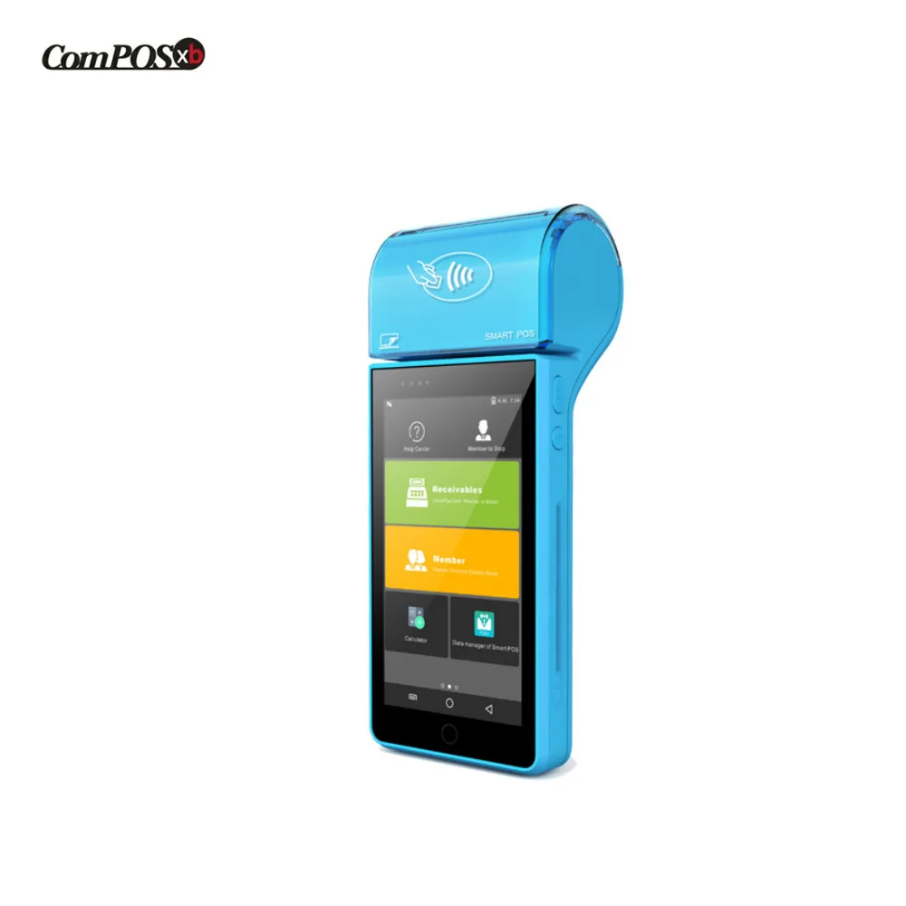 Ручной pos терминал Android PDA ручной сканер nfc камера RFID wifi штрих кода android планшетный