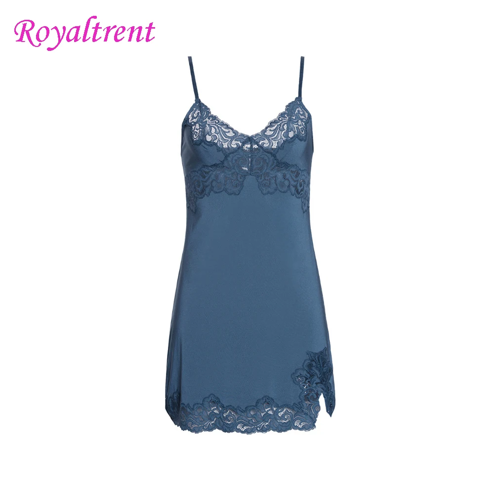 

Women Full Slips SILK Lace Inner Dress Elegant Women Full Slips Sexy Lace Underwear