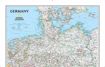 

Hot sale RM-DT-077 vintage 2pcs "GERMANY MAP"wall oil painting on canvas wall pictures for living room cuadros decoration poster