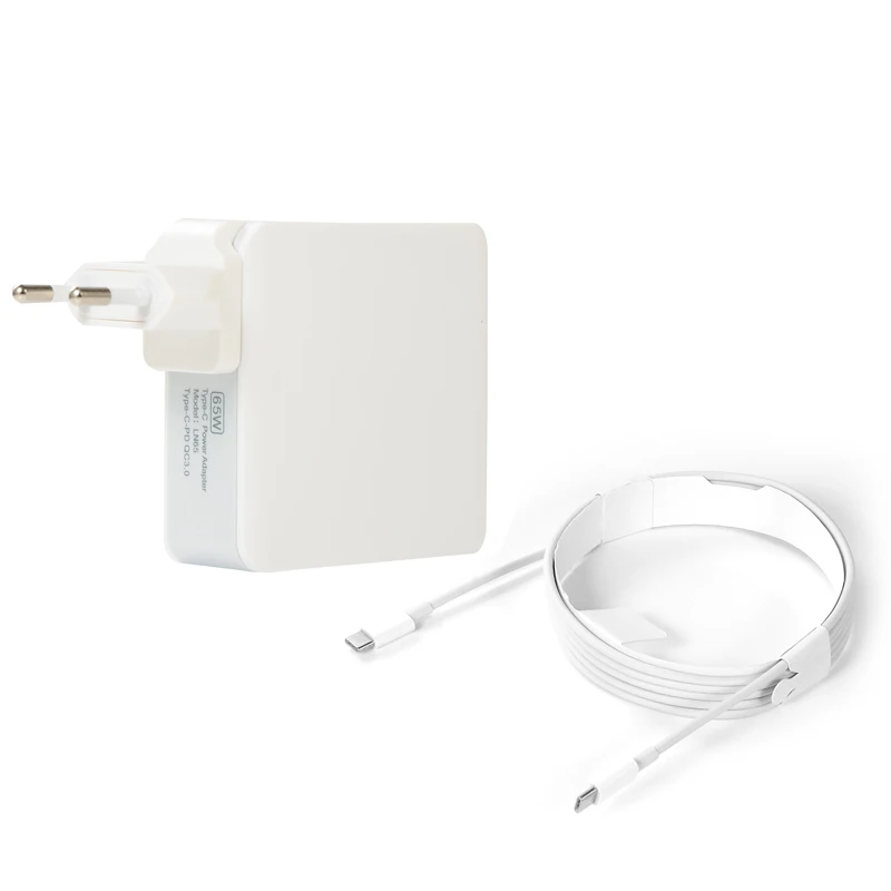 65W 20V 3.25A USB-C Quick Charger Type C PD QC 3.0 Universal Travel Mobile Phone Charger Power Adapter for Macbook Lenovo Laptop