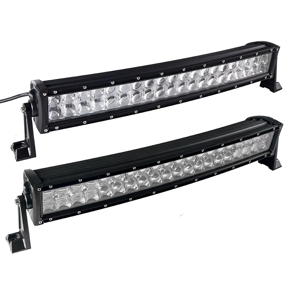 weketory 4D 5D 22 inch 200W Curved LED Work Light Bar for Car Tractor Boat OffRoad Off Road 4WD 4x4 Truck Trailer SUV ATV